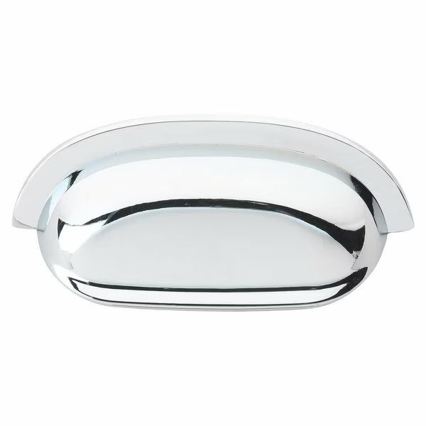 2-1/2 in. Center to Center Polished Chrome Classic Bin Pull - 4081-PC, 10PK, Gliderite Hardware, Mfr#: 4081-PC-10